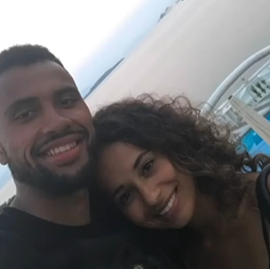 Isaac Kiese Thelin och frun som stödjer fotbollskarriären